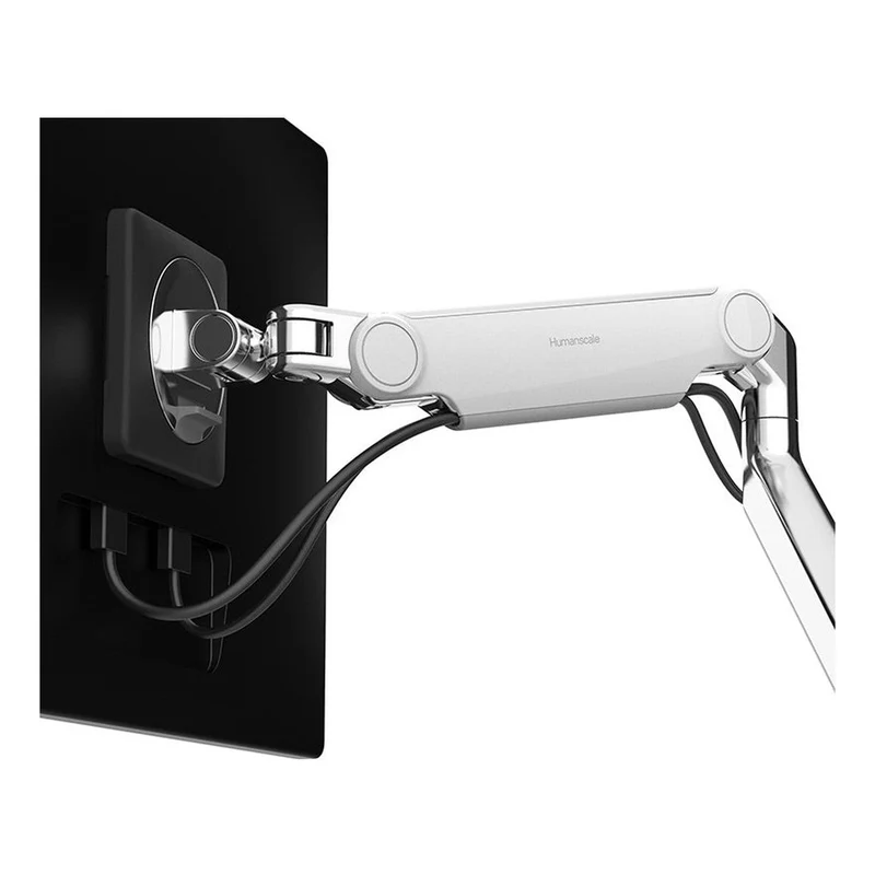 Humanscale M2.1 Monitor Arm – Black or Polished Aluminium with White Trim