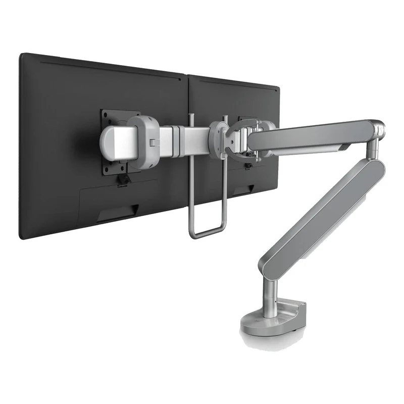 Zgonic ZGX-DS Dual Monitor Arm with Crossbar and Handle – Black, White or Silver