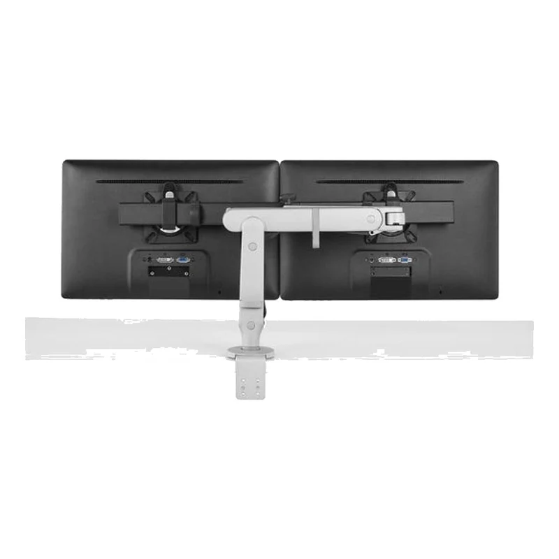 CBS Ollin Dual Monitor Arm with Dual Mount Bar – White or Black