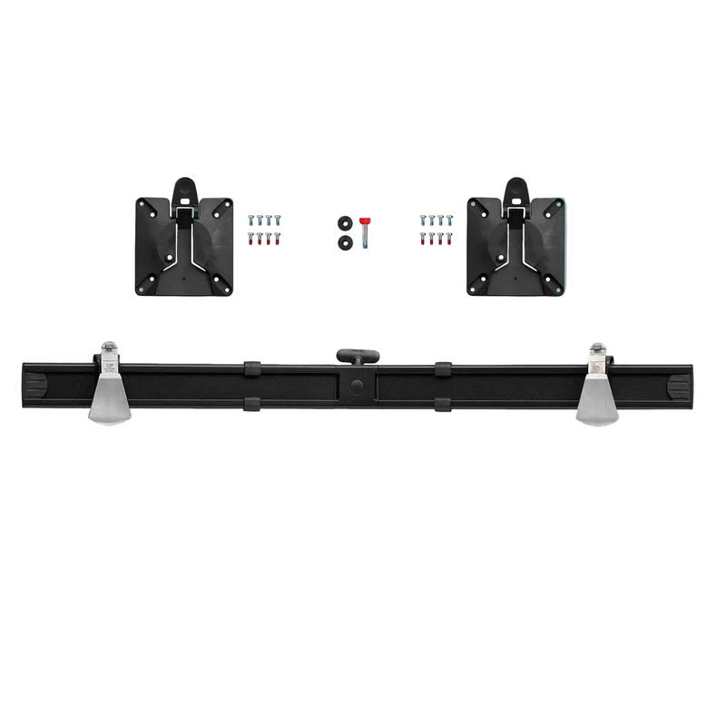 CBS Ollin Dual Monitor Arm with Dual Mount Bar – White or Black