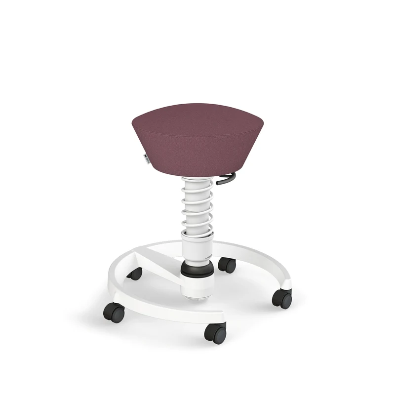 Swopper mit Rollen von Aeris / Cura hell-violett-meliert