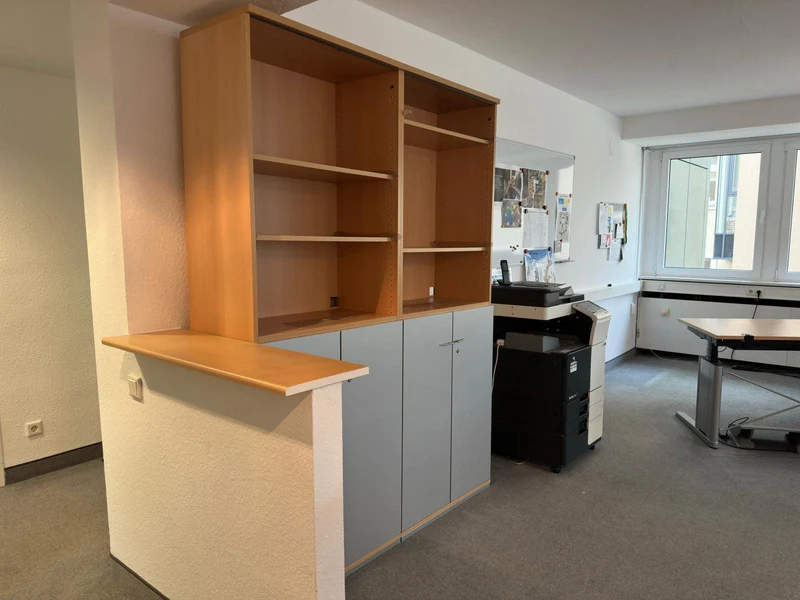 König & Neurath Aktenschrank Buche / Silber