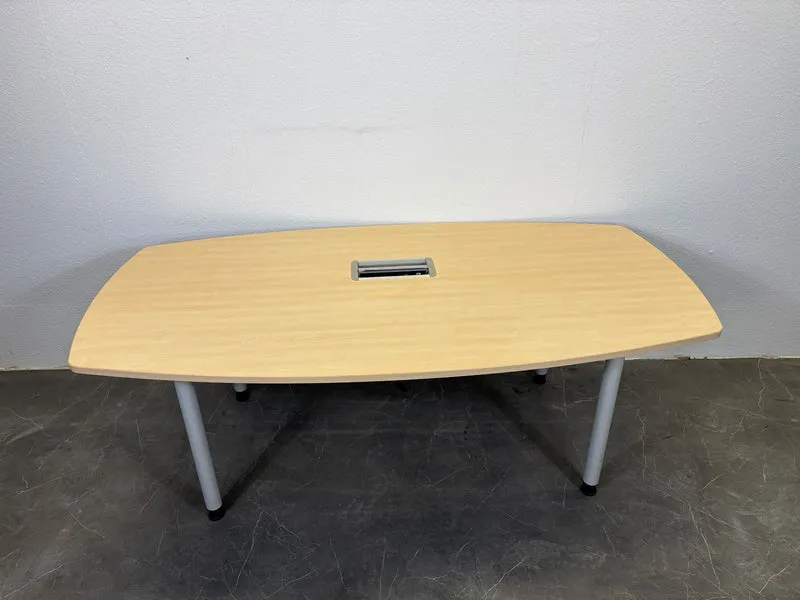 Konferenztisch Oval Ahorn