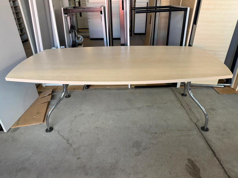 XL Konferenztisch Oval Ahorn