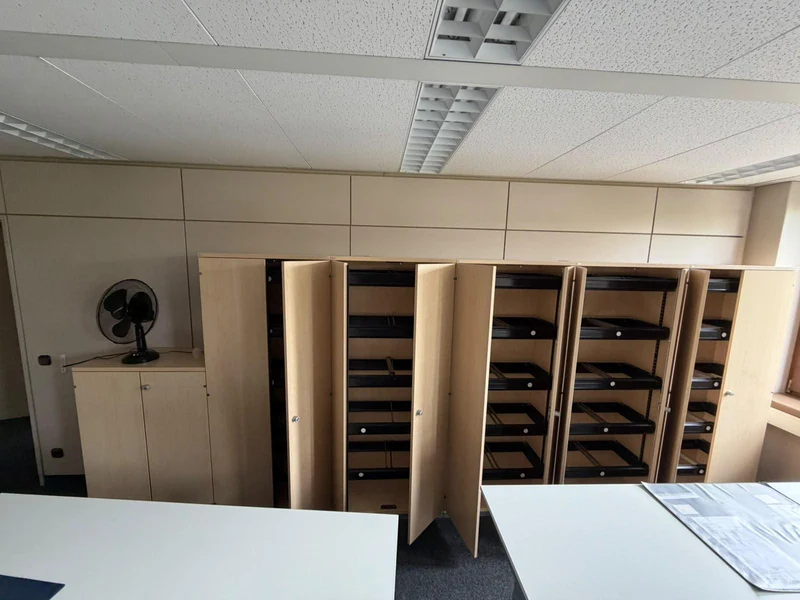 Wandschrank mit Hängeregister Ahorn