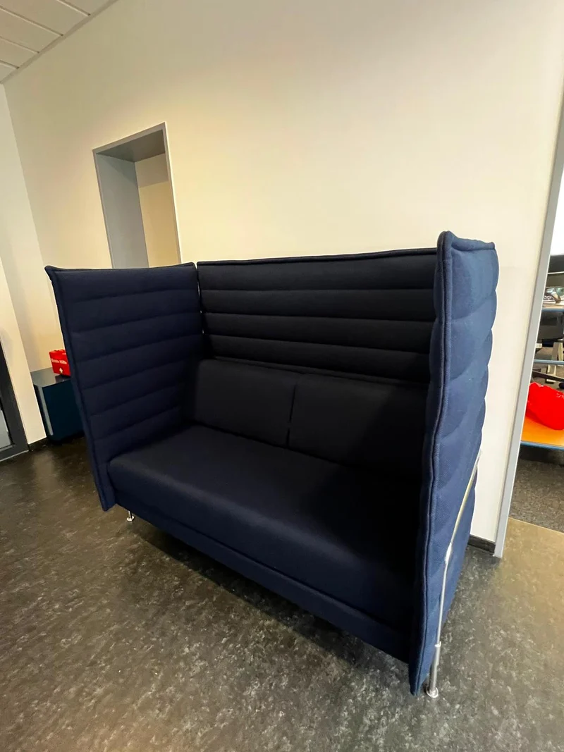 Vitra Alcove Highback Sofa Seat Blau