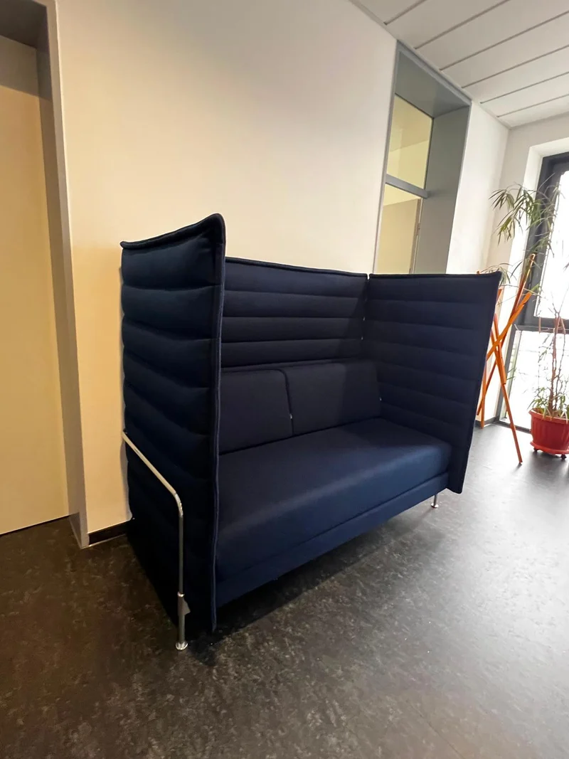 Vitra Alcove Highback Sofa Seat Blau