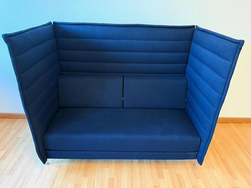 Vitra Alcove Highback Sofa Seat Blau