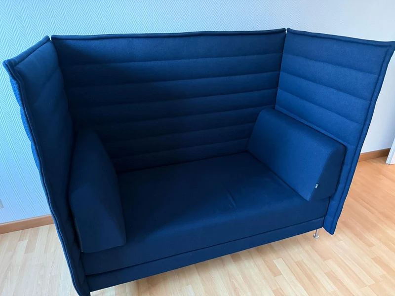 Vitra Alcove Highback Sofa Seat Blau