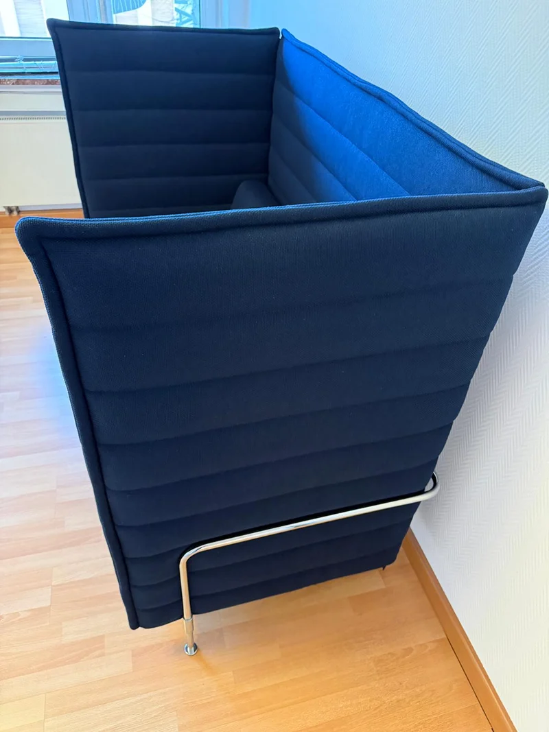 Vitra Alcove Highback Sofa Seat Blau