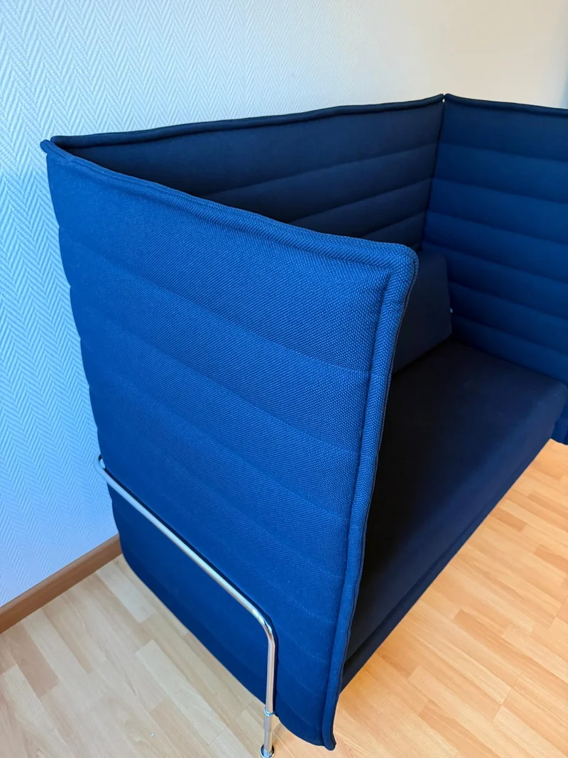 Vitra Alcove Highback Sofa Seat Blau