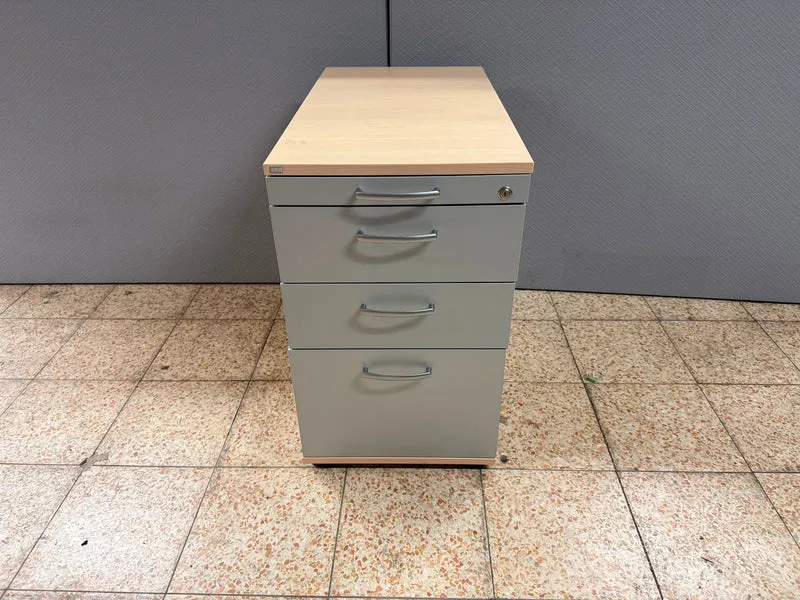 Sedus Rollcontainer Ahorn / Grau