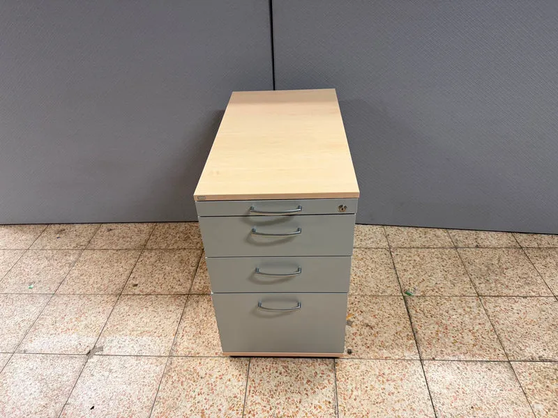 Sedus Rollcontainer Ahorn / Grau