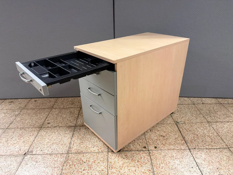 Sedus Rollcontainer Ahorn / Grau
