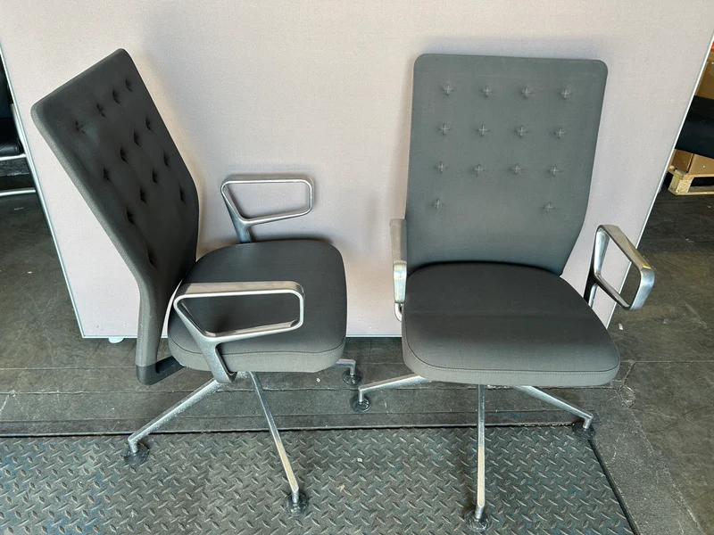 Vitra ID Trim Konferenzstuhl Grau