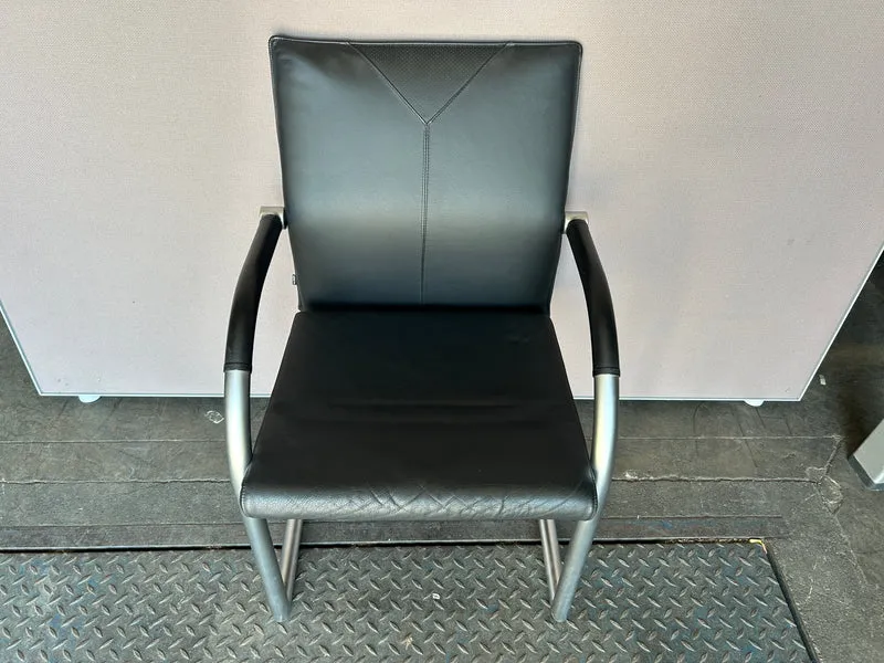 Klöber Konferenzstuhl Leder Schwarz