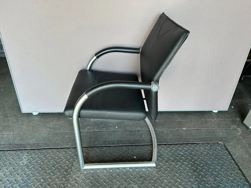 Klöber Konferenzstuhl Leder Schwarz