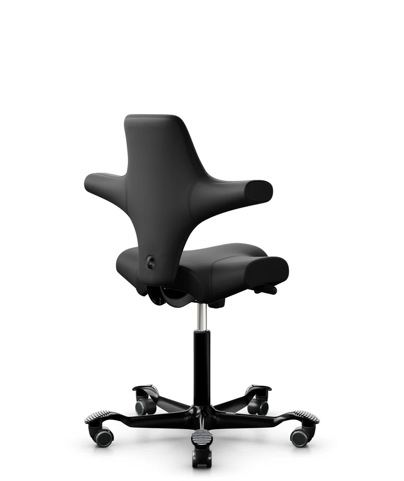 HÅG Capisco 8106 Ergonomic Office Chair Black Illusion Nevotex (PU Artificial Leather)
