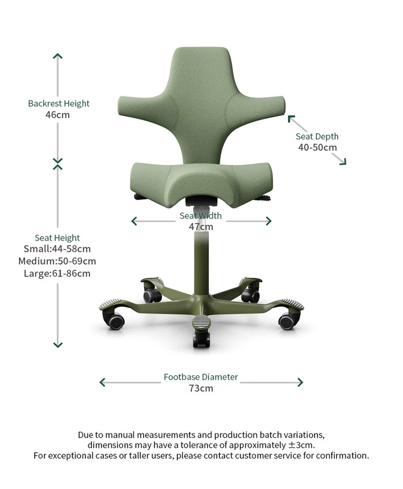HÅG Capisco 8106 Ergonomic Office Chair Black Illusion Nevotex (PU Artificial Leather)