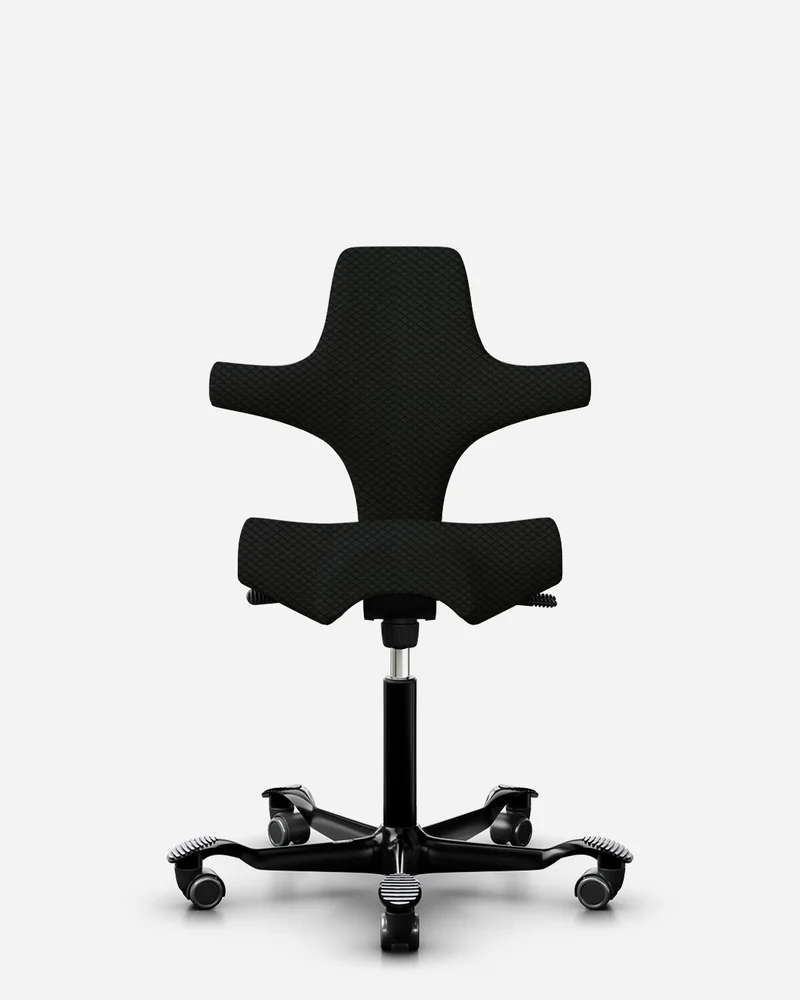 HÅG Capisco 8106 Design Collection Mosaic 2 by Kvadrat Black