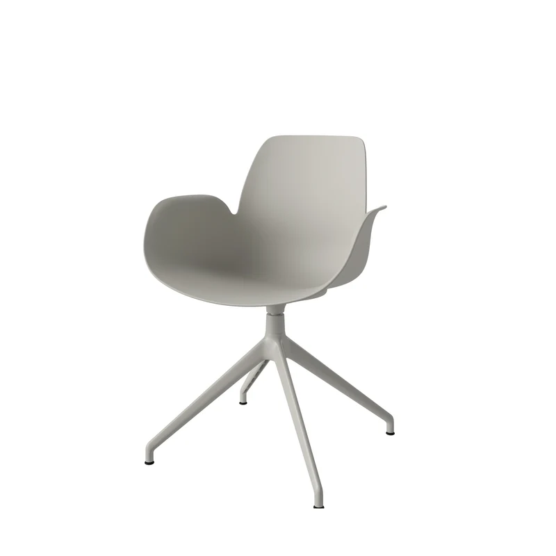 Seed Chair Star Base, Grey/Grey