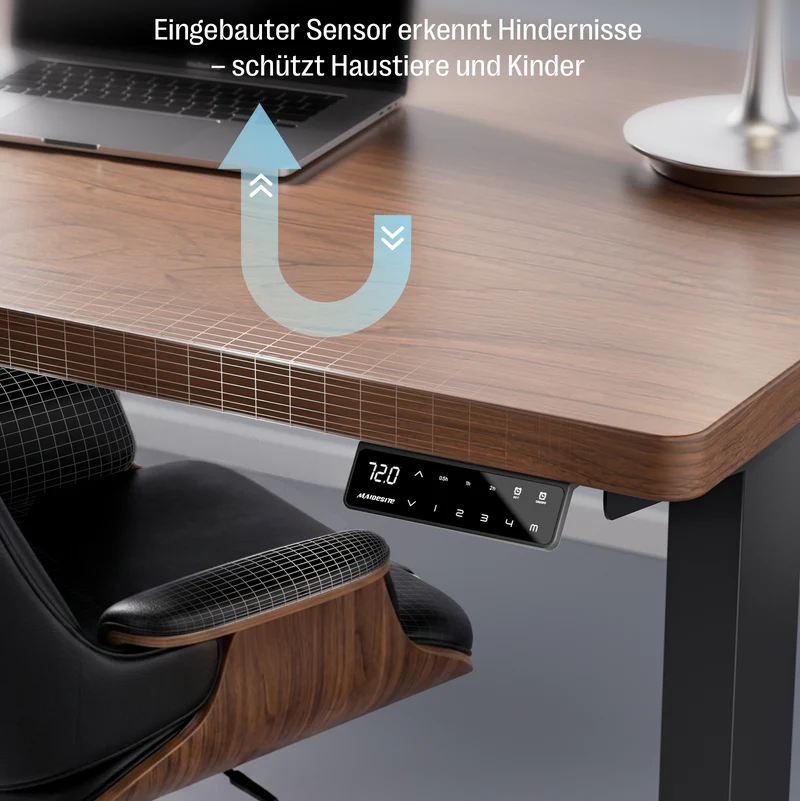 Maidesite T3 Pro Max – 3-Bein höhenverstellbares Schreibtischgestell mit 3 Motoren