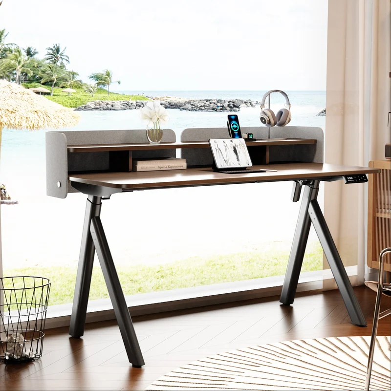 Maidesite ArborLift Elektrisch Höhenverstellbarer Schreibtisch, 120x60 / 140x70 cm, mit USB-C Anschluss
