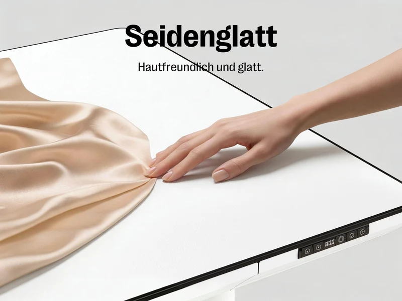 Maidesite Yoga – Eleganter höhenverstellbarer Schreibtisch mit Wirbelsäulen-Modu