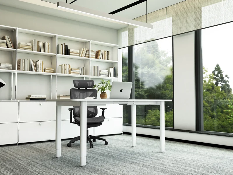 Maidesite T4 Pro Plus – Höhenverstellbarer Schreibtisch mit 4 Beinen im eleganten Gleichgewicht