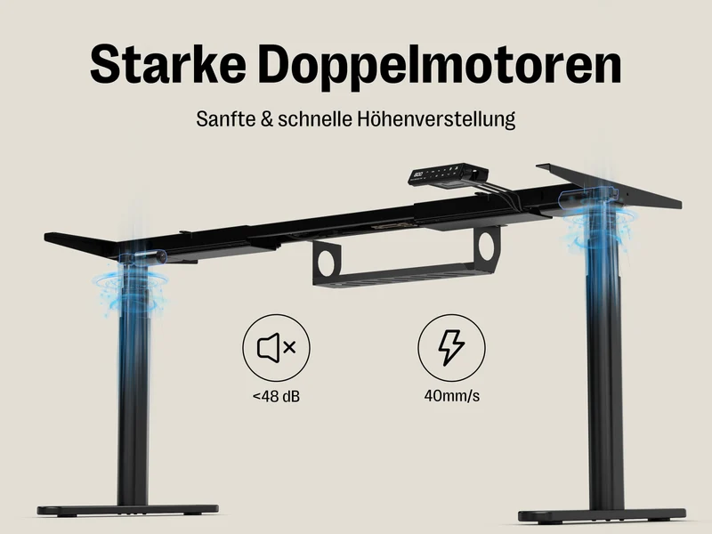 Maidesite EL2 Plus Art – Stilvoller und stabiler Höhenverstellbarer Schreibtisch
