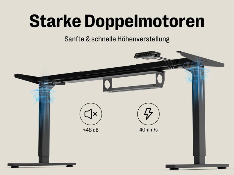 Maidesite T2 Pro – Stabiler Profi-Höhenverstellbarer Schreibtisch