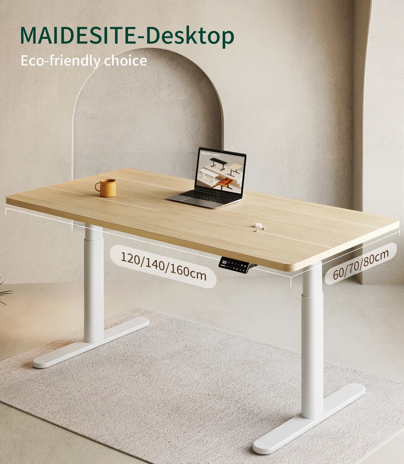 Maidesite robuste Tischplatte 100 120 140 160 und 180 cm DIY-Schreibtischplatte
