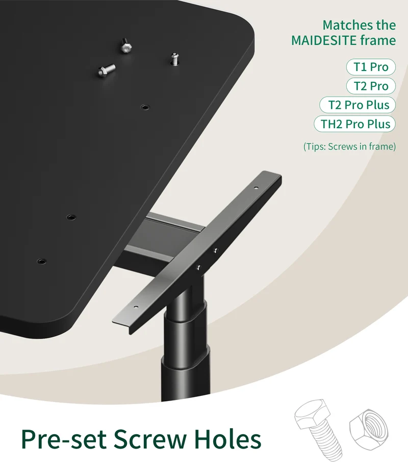Maidesite robuste Tischplatte 100 120 140 160 und 180 cm DIY-Schreibtischplatte