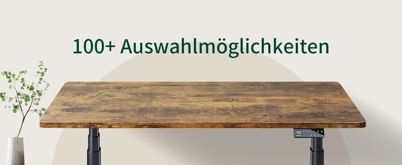 Maidesite robuste Tischplatte 100 120 140 160 und 180 cm DIY-Schreibtischplatte