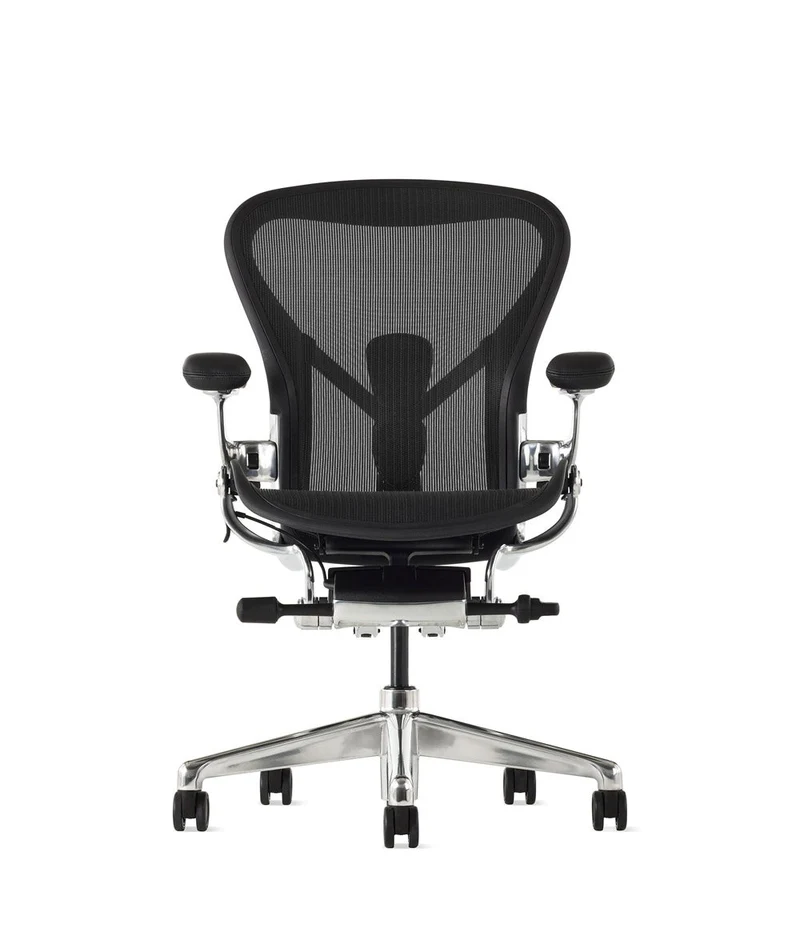 Aeron Bürostuhl Onyx/Poliert