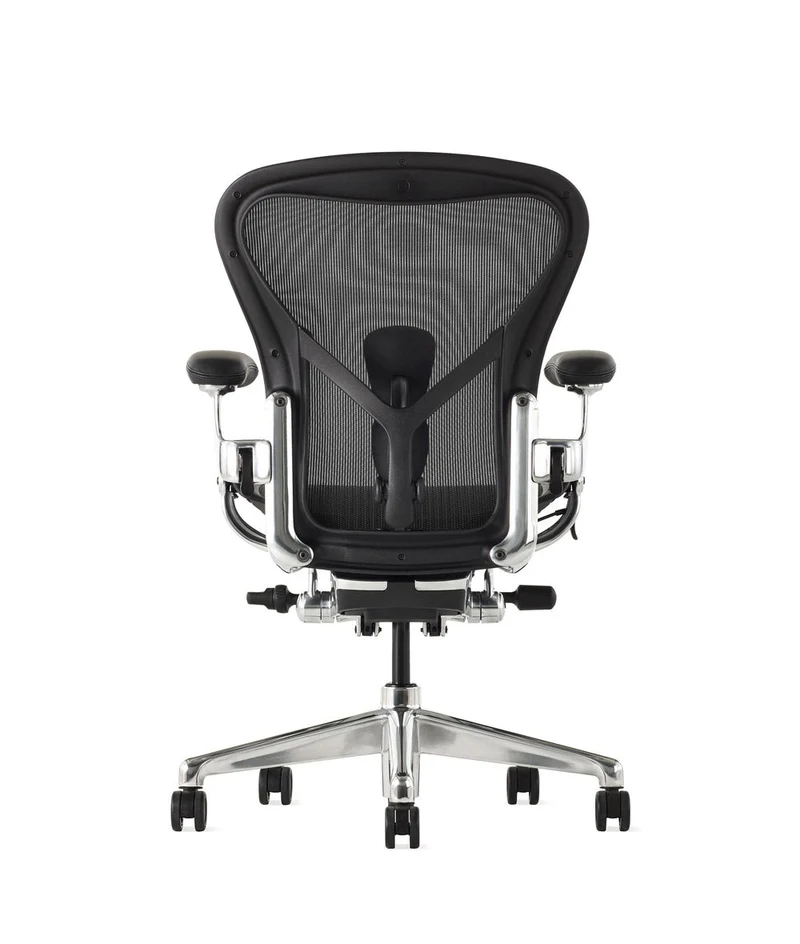 Aeron Bürostuhl Onyx/Poliert