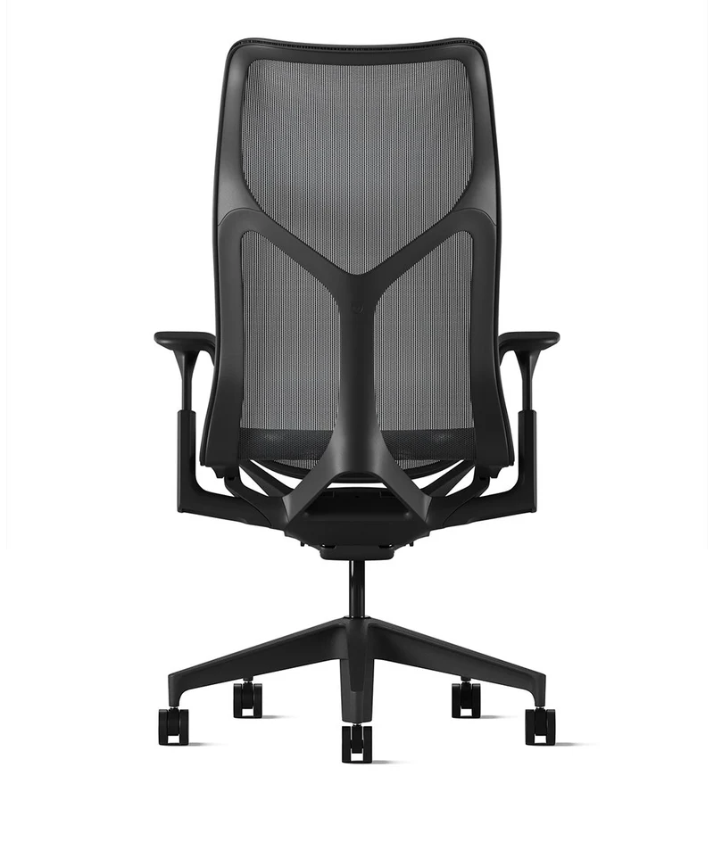 Cosm Stuhl mit hoher Rückenlehne Graphite/Graphite