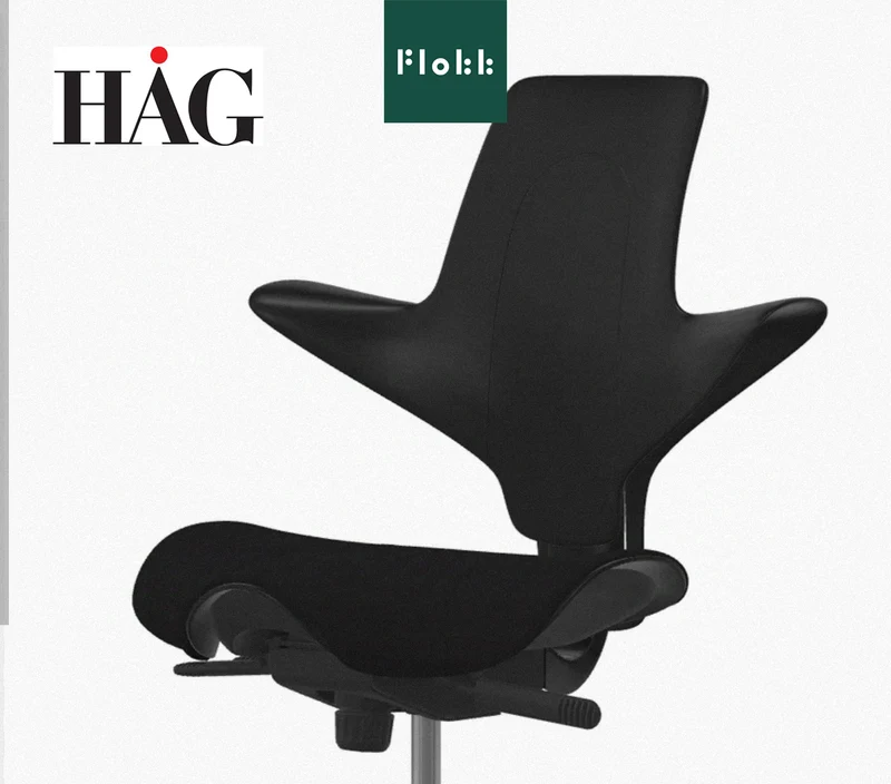 HAG Capisco 8020 Saddle Office Chair (Black)