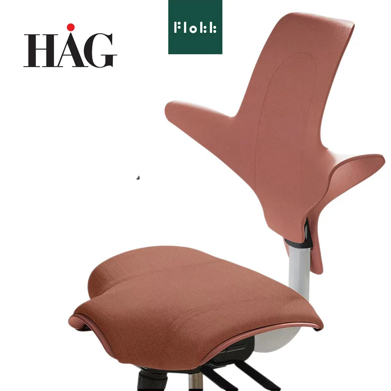 HAG Capisco 8020 Saddle Office Chair (Red)