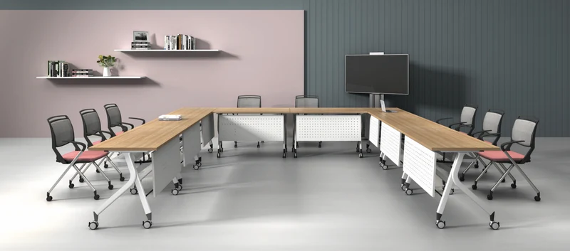 KZSPACE Office Training Desk Folding Table 05