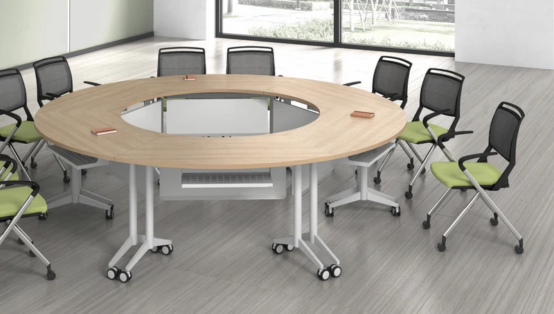 KZSPACE Office Training Desk Folding Table 04
