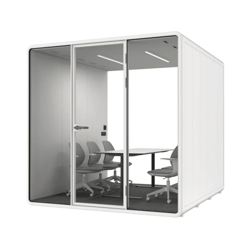 Hecor ZUM-XL Office Soundproof Privacy Silence Pod for 6-Person