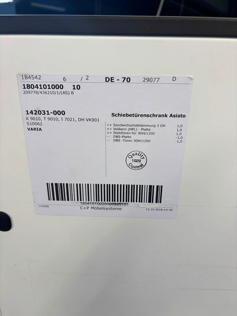 C+P Möbelsysteme Sideboard Weiß