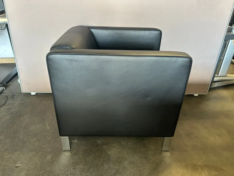 Walter Knoll Foster 501 Sessel Leder Schwarz