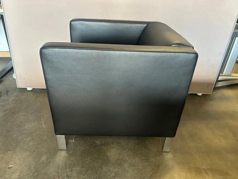 Walter Knoll Foster 501 Sessel Leder Schwarz