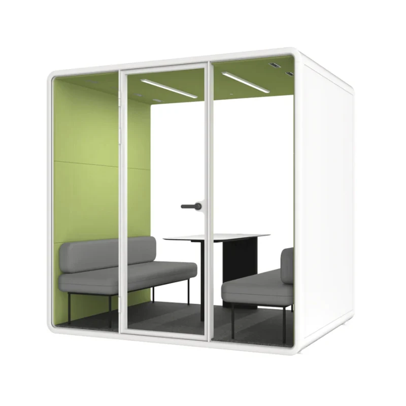 Hecor ZUM-L Office Soundproof Privacy Silence Pod for 4-Person