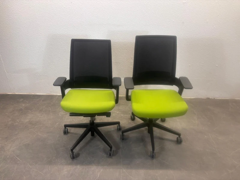 FM Büromöbel Leon X 3.6 Bürodrehstuhl Schwarz / Grün
