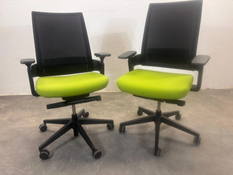 FM Büromöbel Leon X 3.6 Bürodrehstuhl Schwarz / Grün