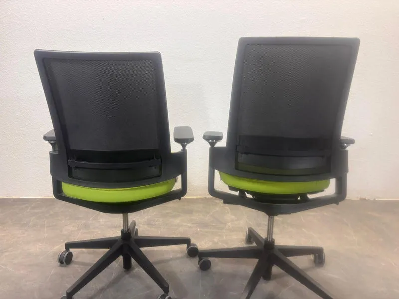 FM Büromöbel Leon X 3.6 Bürodrehstuhl Schwarz / Grün