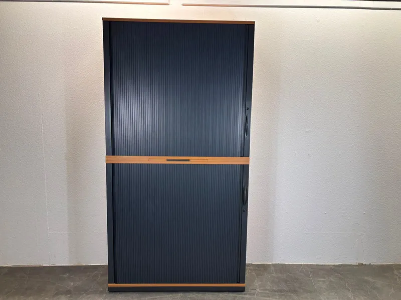 Steelcase Sideboard Buche / Anthrazit 3/6OH